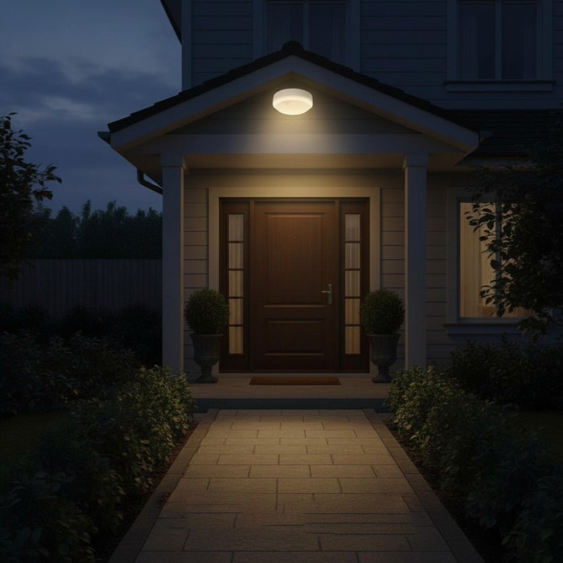 Aplica LED cu senzor de miscare 360Â°, Ã˜171, 15W=100W, 1200Lm, IP65