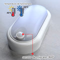 Aplica LED cu senzor de miscare 360Â°, 8W=60W, 650Lm, IP65