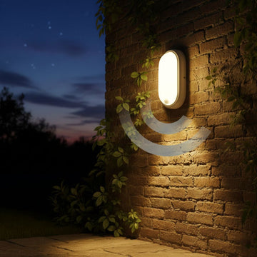 Aplica LED cu senzor de miscare 360Â°, 8W=60W, 650Lm, IP65