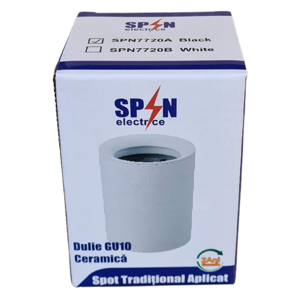 SPOT LED TRADITIONAL ALB CU DULIE 1XGU10