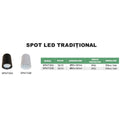 SPOT LED TRADITIONAL NEGRU CU DULIE 1XGU10