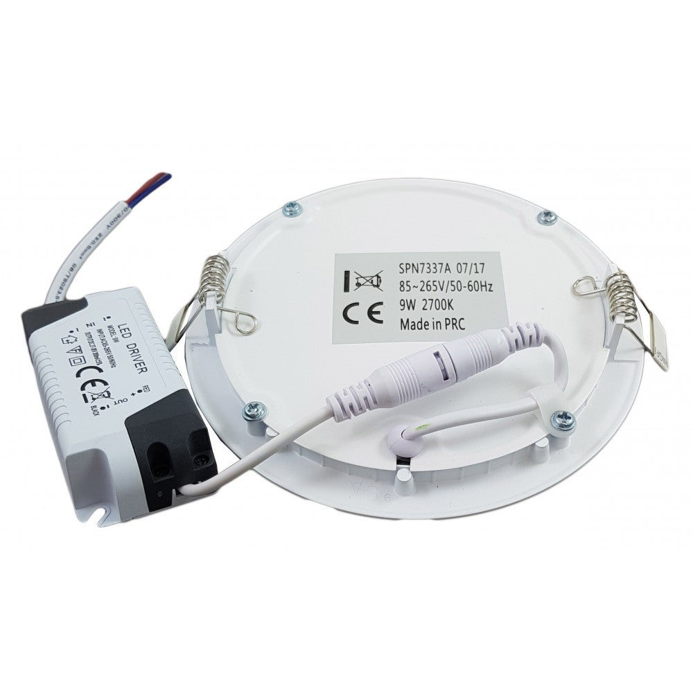 Spot Led Slim Ã˜145, 9W=60W, 2700K, lumina calda