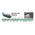 Aplica LED Perete 300x160mm 12W=108W, 6000K, lumina rece, cu protectie IP65