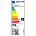 Spot Led Sole cu rama neagra, patrat ingropat 220x220, 24W, 4100K, lumina neutra