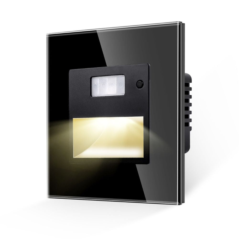 Spot led Scara cu senzor din sticla,negru 1.5W, 1800K-7500K