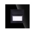 Spot led Scara din sticla,negru 1W, 4000K, lumina neutra
