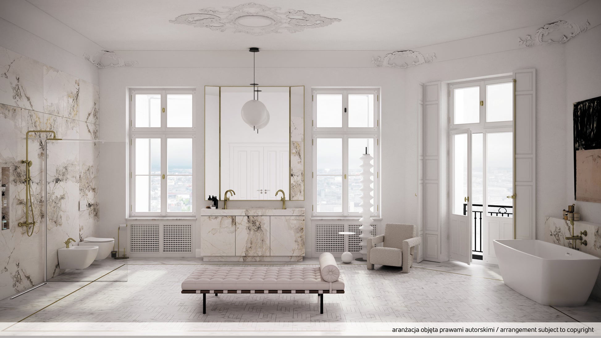 Vas de WC, cu capac, fără bordură Peonia CDED6ZPW Deante - imagine 13