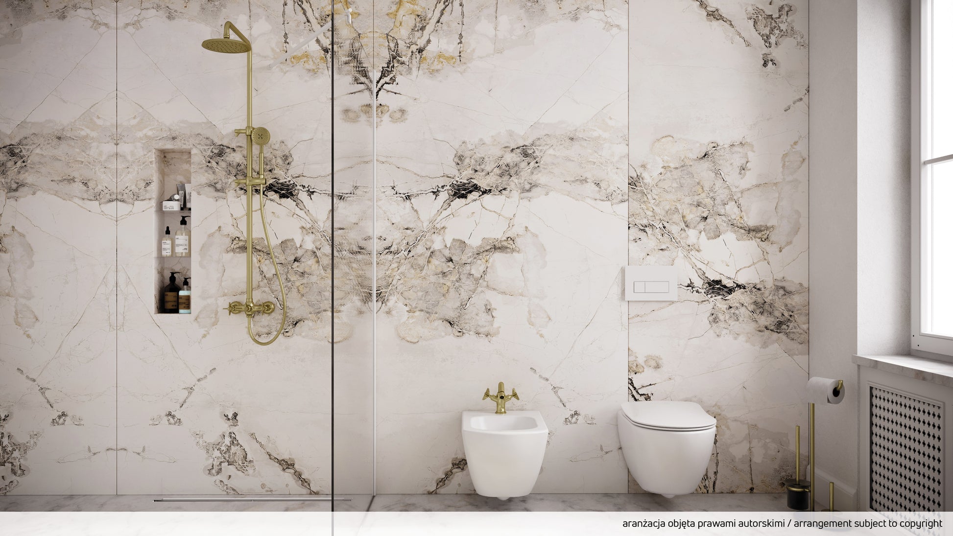 Vas de WC, cu capac, fără bordură Peonia CDED6ZPW Deante - imagine 14