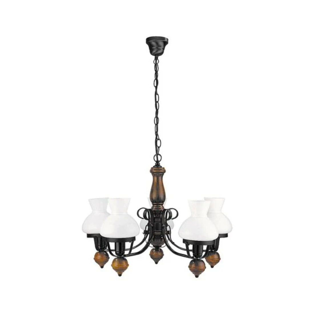 Lustra Rabalux Petronel, 5 brate, E27, 5x60W