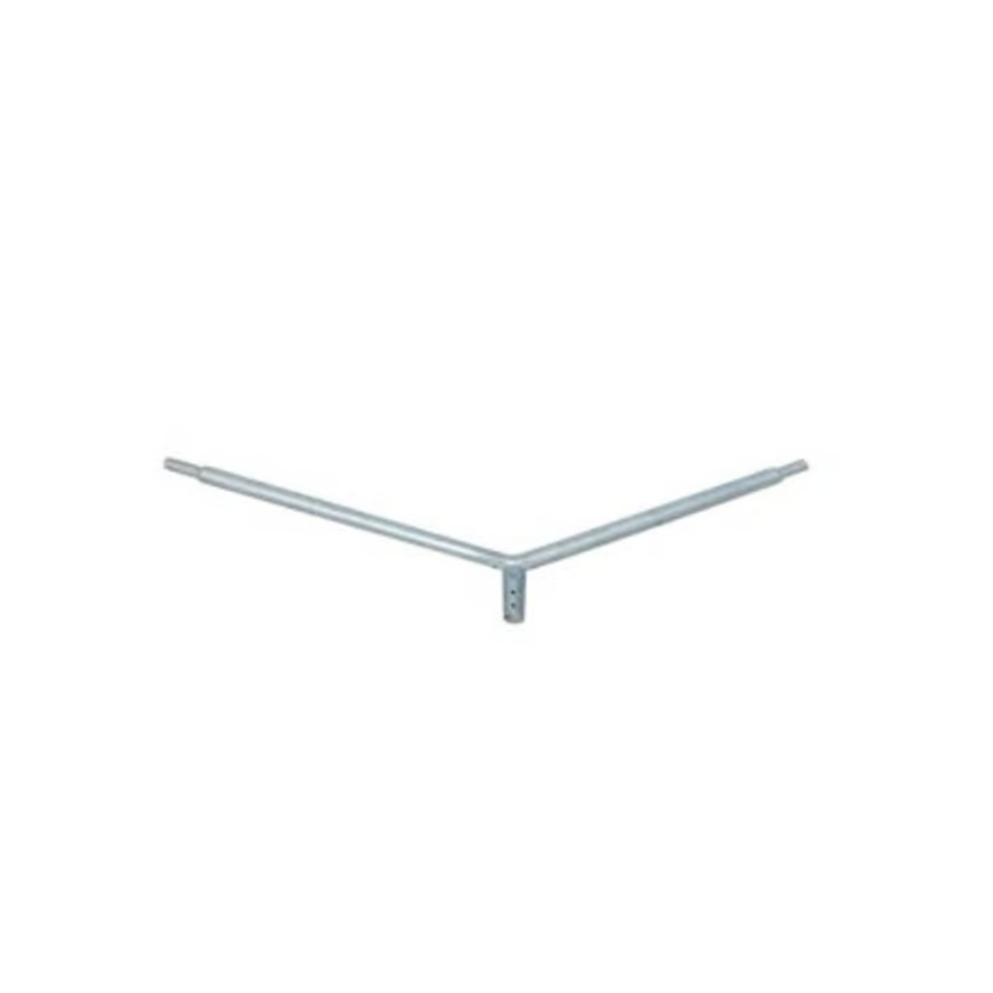 Brat Dublu 2X50 CM 90 Grade Pentru Stalp Galvanizat Novonir