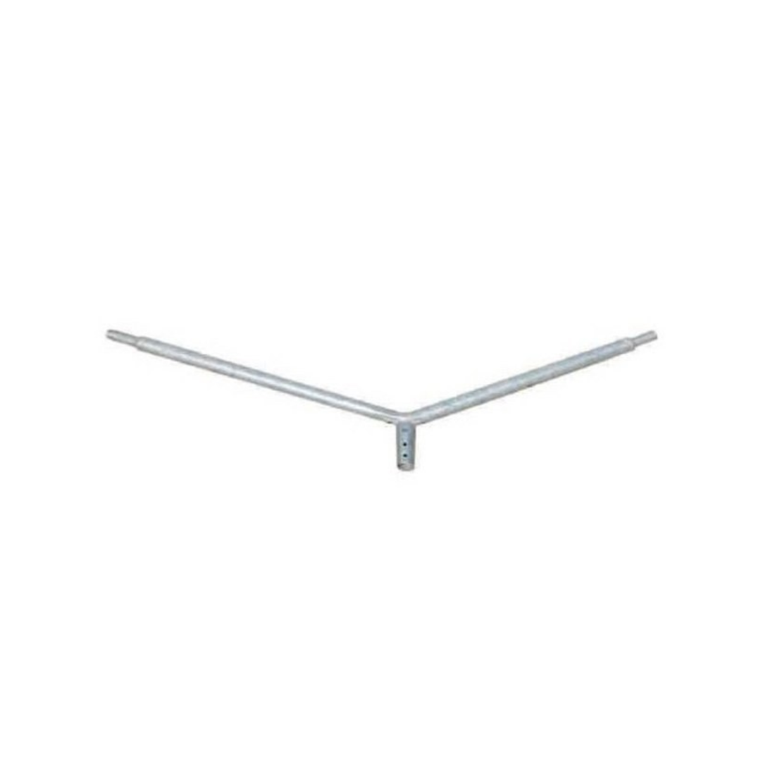 Brat Dublu 2X50 CM 90 Grade Pentru Stalp Galvanizat Novonir