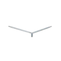 Brat Dublu 2X50 CM 90 Grade Pentru Stalp Galvanizat Novonir - imagine 2