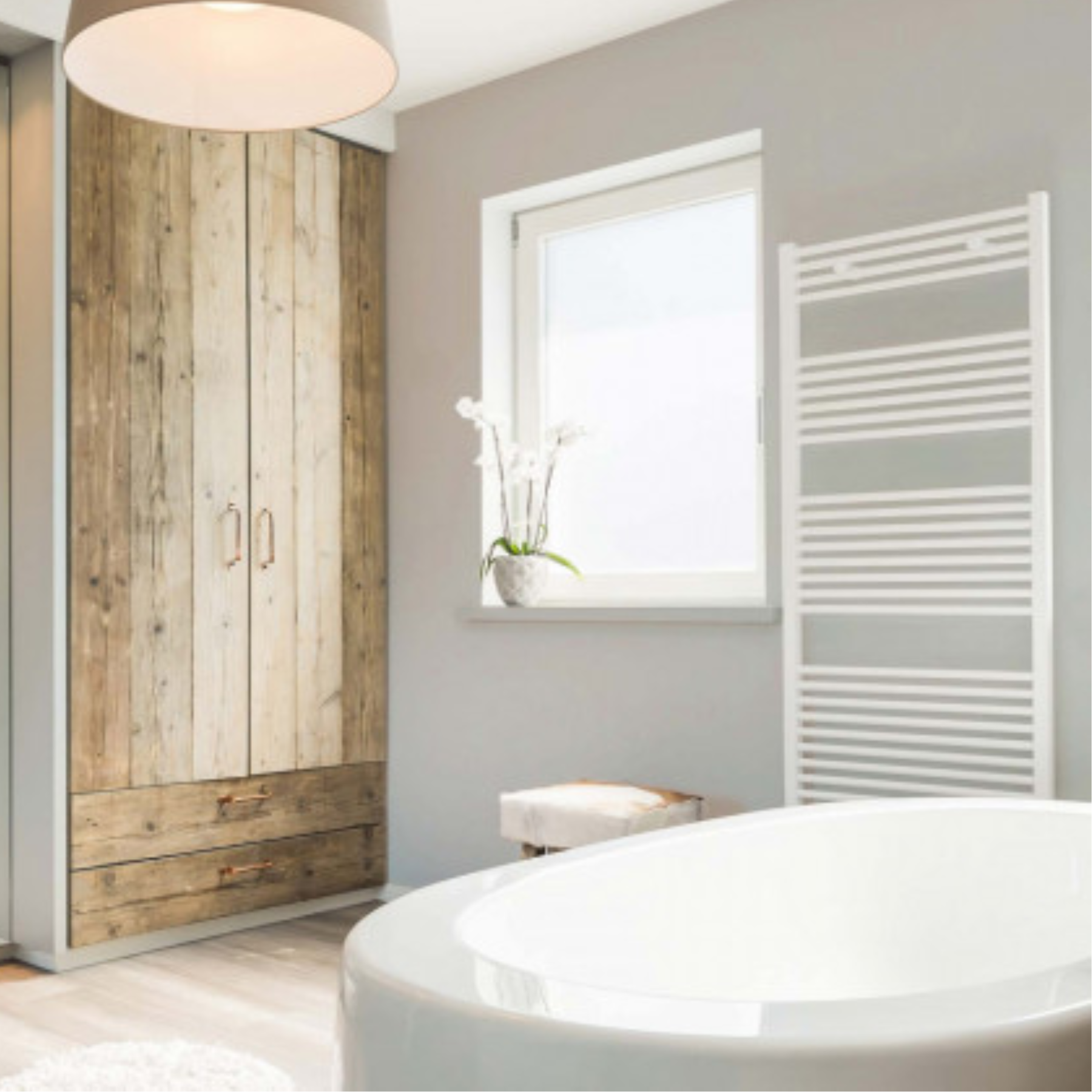 Bathroom radiator Towel rack Thetis 500x1200