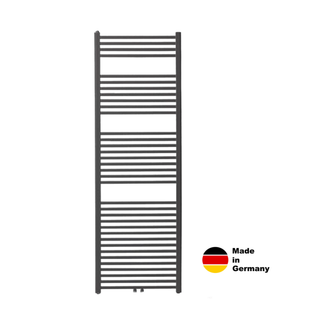 Calorifer de baie Portprosop Thetis Negru 500x1200