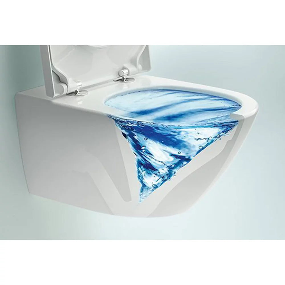 Set vas WC suspendat Villeroy&Boch Subway 3.0 cu capac WC soft-close twistflush, alb alpin