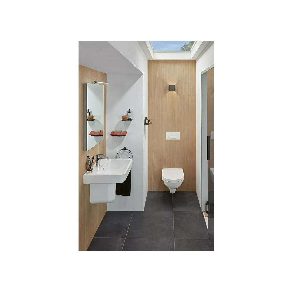 LAVOAR O.NOVO  60X46 CU ORIFICIU BATERIE SI PREAPLIN, ALB ALPIN