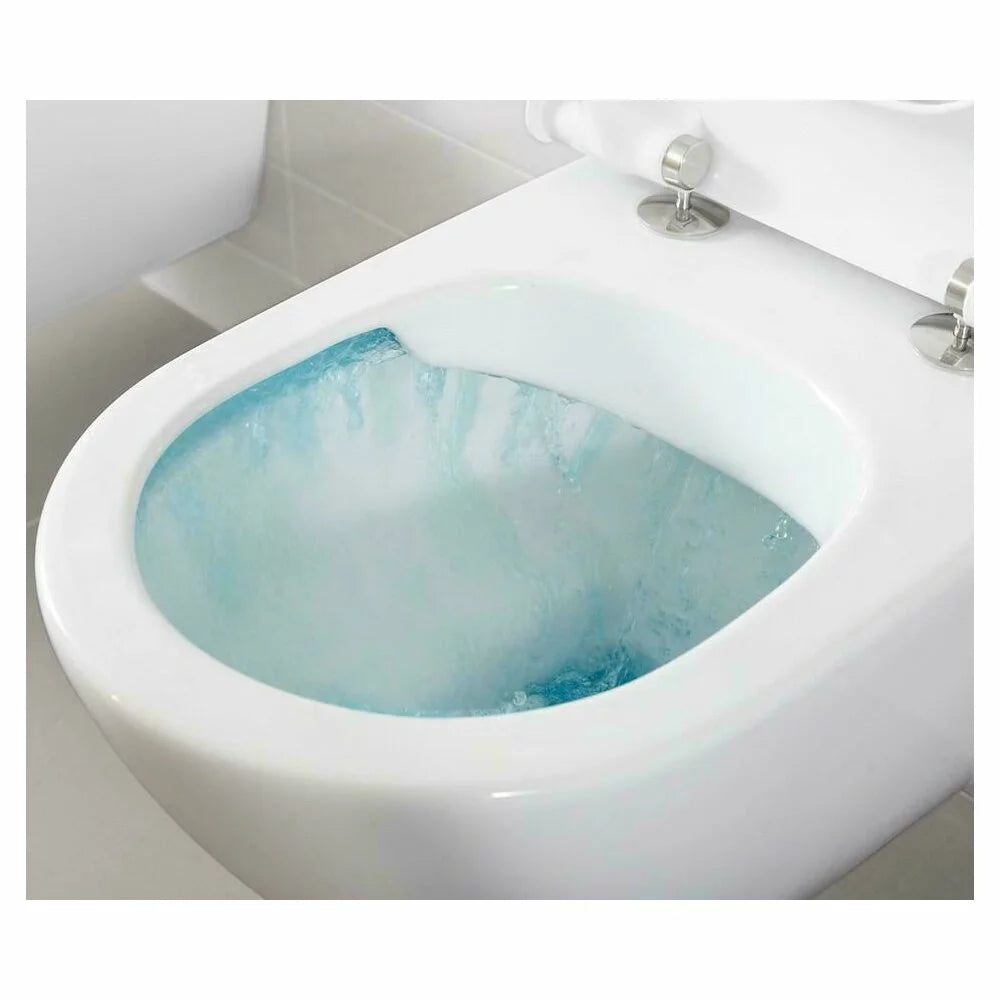Set vas WC Villeroy&Boch Subway 2.0 suspendat cu capac WC soft-close, alb lucios