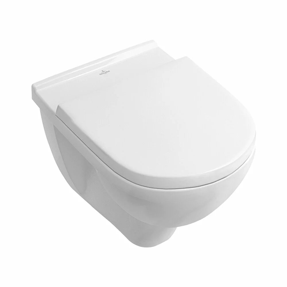 Set Villeroy&Boch vas WC o.novo combi direct flush, 36X56 cm, cu capac soft close quick  release