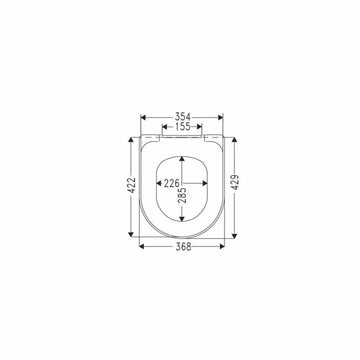Capac Villeroy&Boch WC soft close o.novo