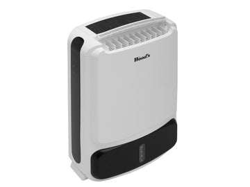 Dezumidificator si incalzitor cu rotor Woods WDD80 Ionizare Timer 3 Trepte ventilator pentru temperaturi scazute suprafata 40 mp