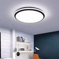 Plafoniera LED IP65 3CCT 3000lm, 300x55mm, IP65,2700K-4100K-6500K, Neagra