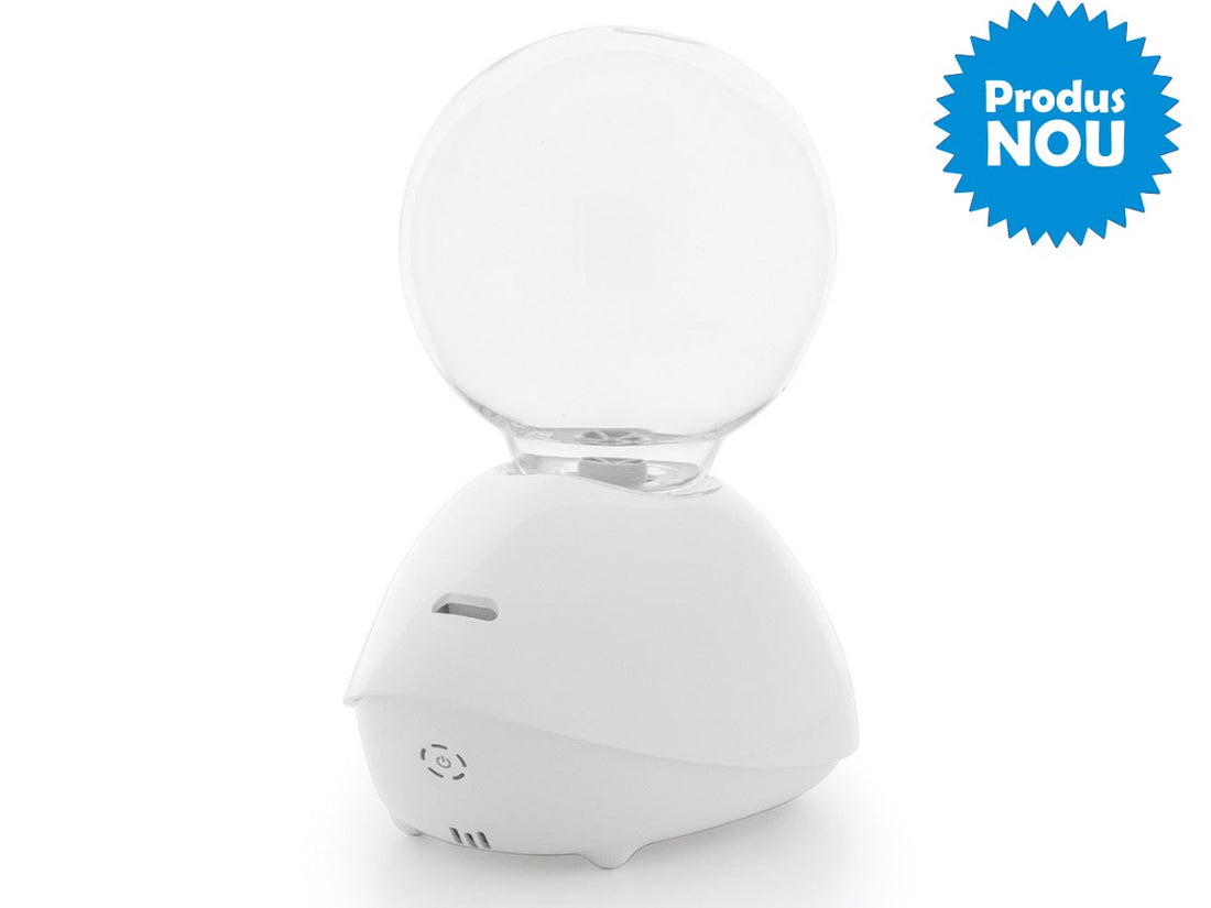 Umidificator Airfree Orb cu recipient sticla, suprafata 16 mp