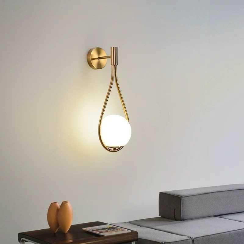 Aplica Auriu Drop De Perete E14x1