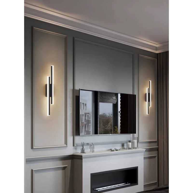 Aplica Cu Led 3930 Bk 24W 40cm 3 Functii Lumina Rece/calda/neutra