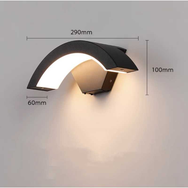 APLICA CU LED EXTERIOR 9026 9W 4000K LUMINA NEUTRA