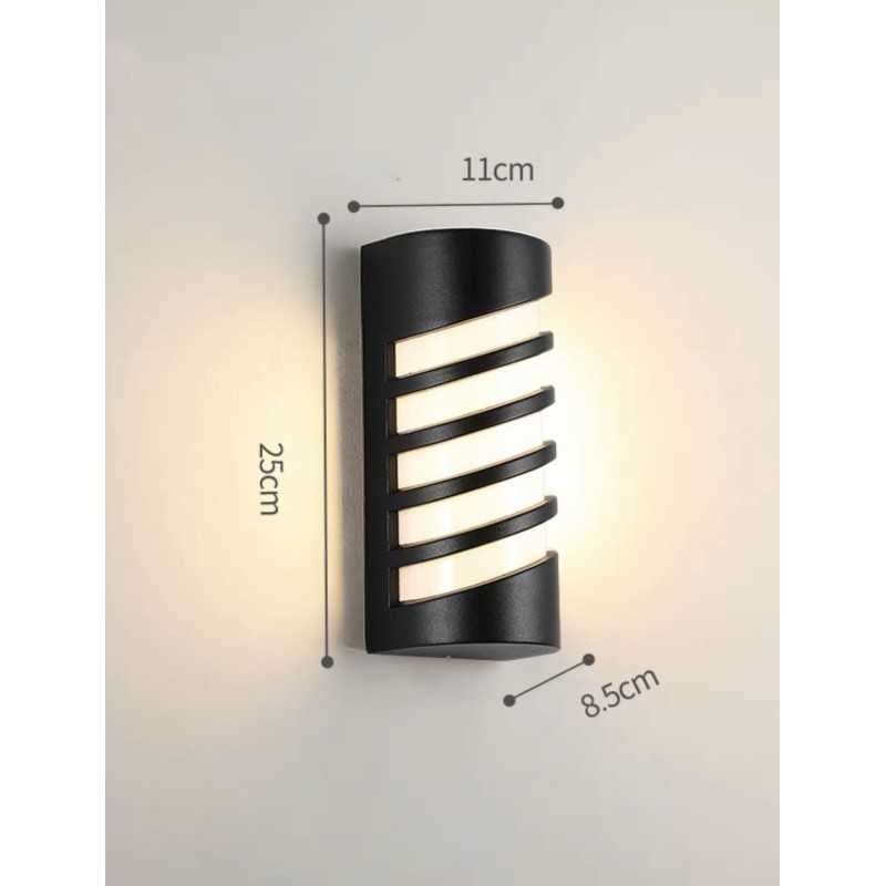 APLICA CU LED EXTERIOR GRI LUMINA CALDA 201676/4