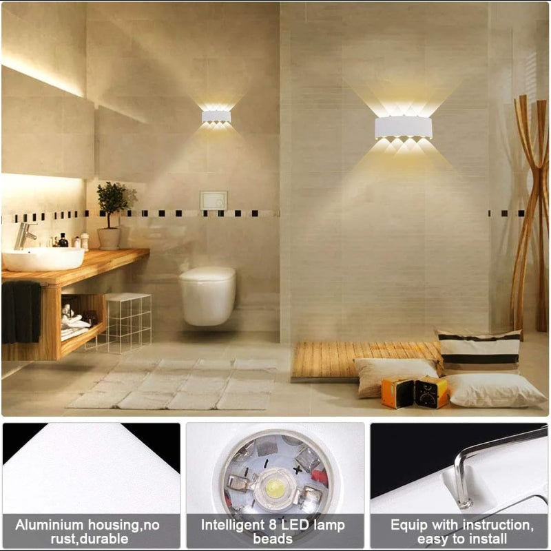 APLICA CU LED EXTERIOR LUMINA CALDA 2056/4 WT