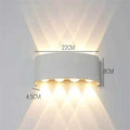 APLICA CU LED EXTERIOR LUMINA CALDA 2056/4 WT