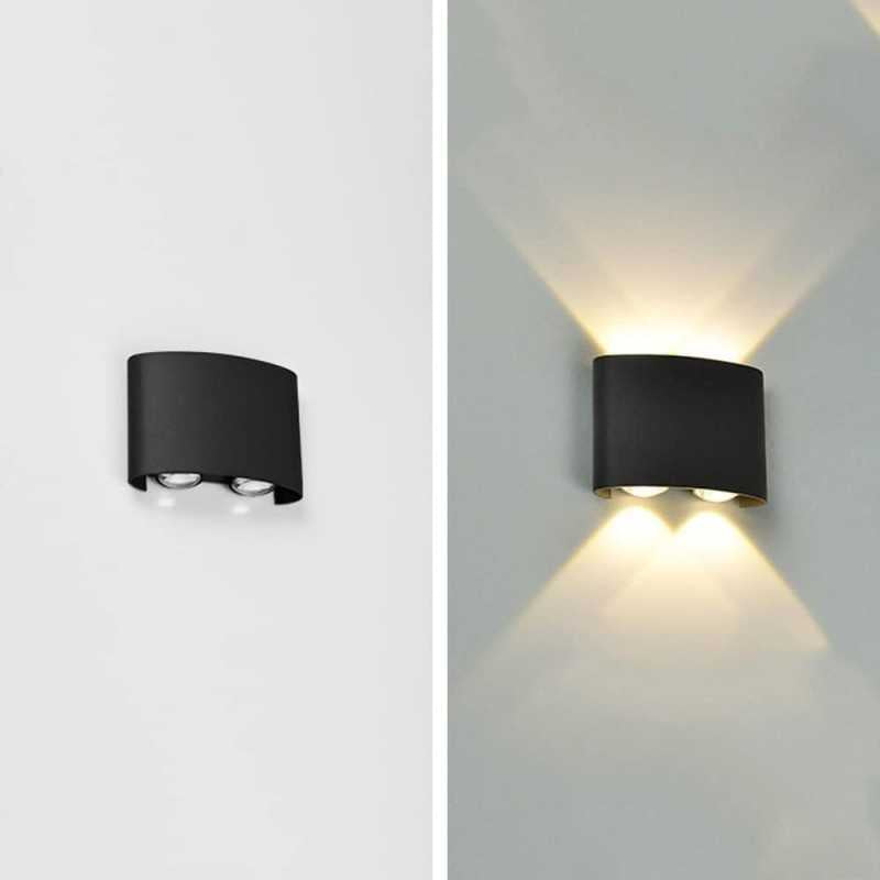 APLICA CU LED EXTERIOR LUMINA CALDA 4W