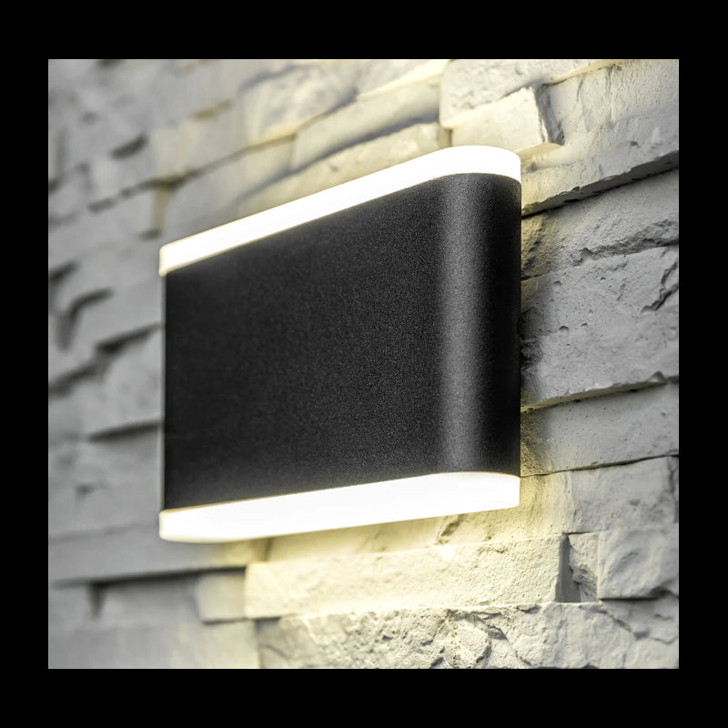 Aplica cu LED Gri inchis IP65 Exterior 8W Lumina calda