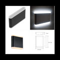 Aplica cu LED Gri inchis IP65 Exterior 8W Lumina calda