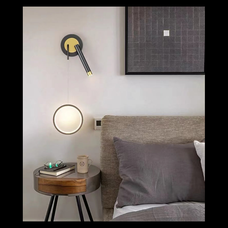 APLICA CU LED LUMINA NEUTRA SE-W2578 BK A+B (2B/SET)