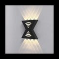 Aplica cu LED Perete Exterior Negru lumina calda