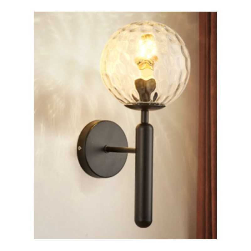 Aplica De Perete Glob Sticla Transparent E27