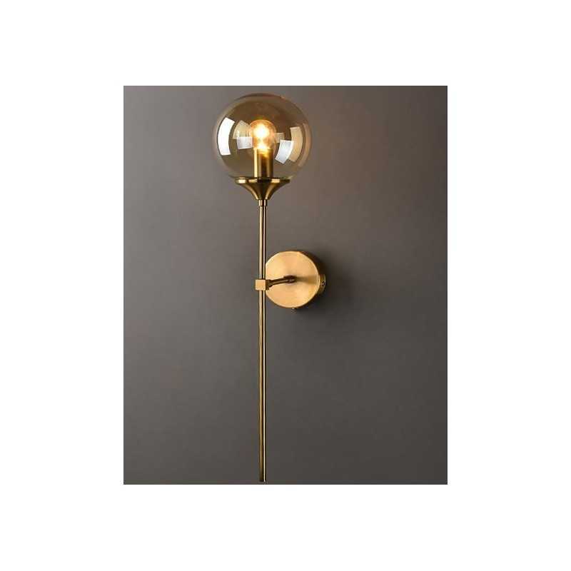 Aplica De Perete Glob Sticla Transparent E27x1