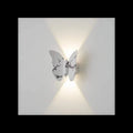Aplica De Perete In Forma De Fluture Alb 6W Lumina Calda IP65