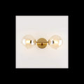 Aplica De Tavan Perete Glob Sticla Transparent E27x2