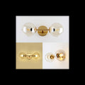 Aplica De Tavan Perete Glob Sticla Transparent E27x2