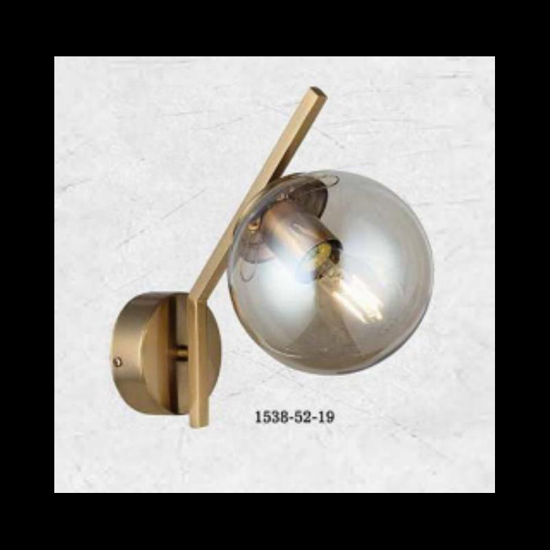 Aplica Gold cu Glob Titan 1xE27 maxim 60W