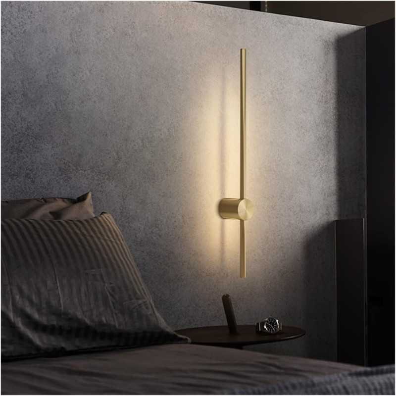 Aplica LED 100cm Bar Minimalist Gold Moderna 34W ,3 Tipuri De Lumina