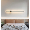 Aplica LED 100cm Bar Minimalist Negru Moderna34W ,3 Tipuri De Lumina