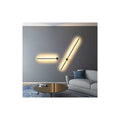Aplica LED 100cm Bar Minimalist Negru Moderna34W ,3 Tipuri De Lumina
