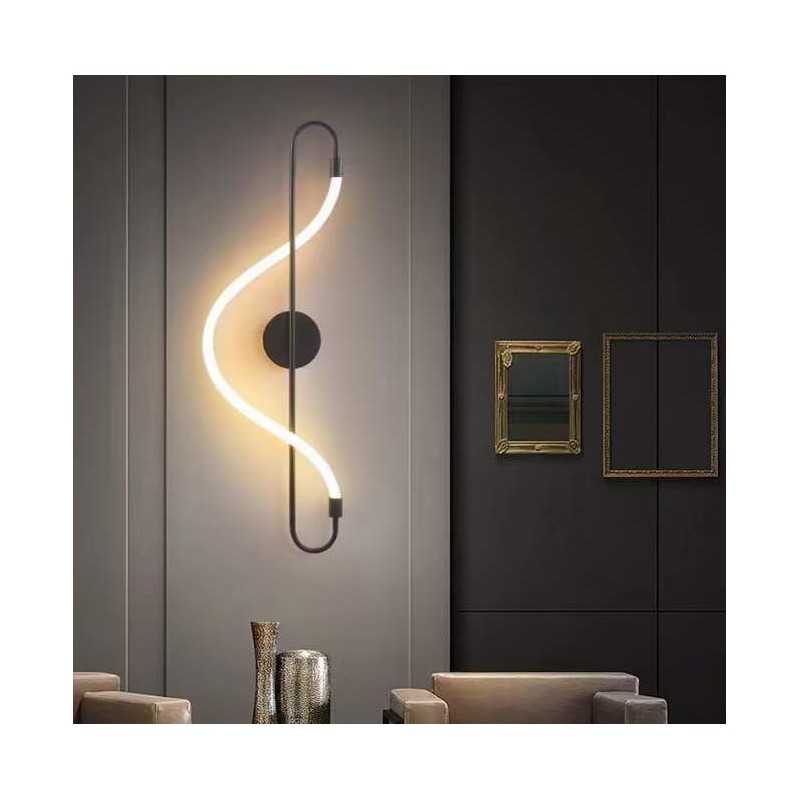 Aplica LED 56CM Negru 3 Functii