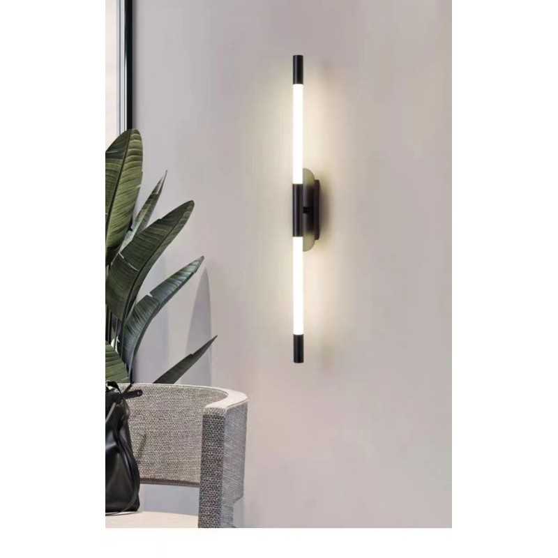 Aplica LED 60CM 16W Negru 3 Tipuri De Lumina
