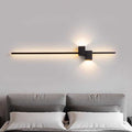 Aplica LED 80cm Bar Minimalist Negru Moderna 28W,3 Tipuri De Lumina