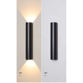 APLICA LED CILINDRIC NEGRU 6W 50CM D6CM LUMINA CALDA